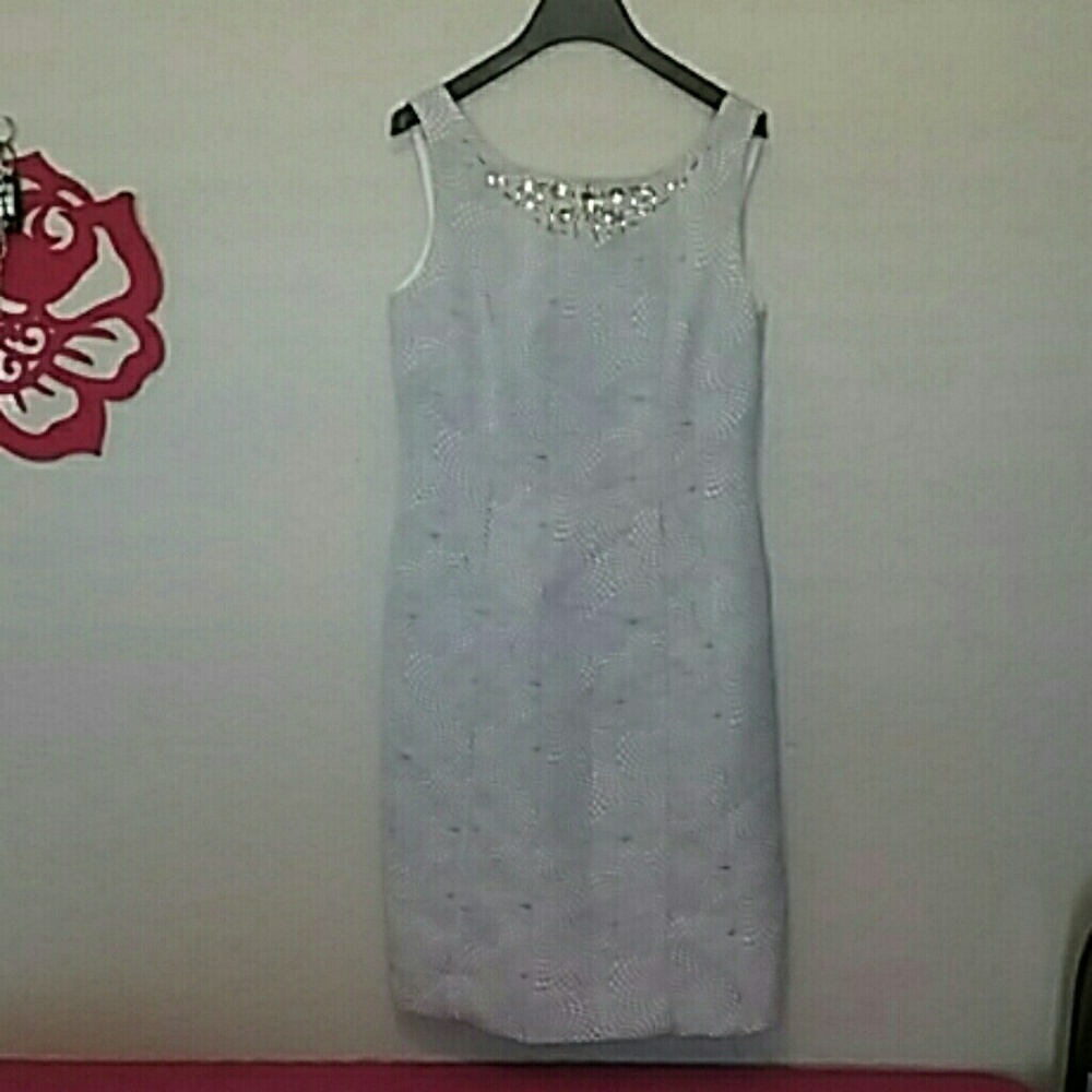 Silver party sheath